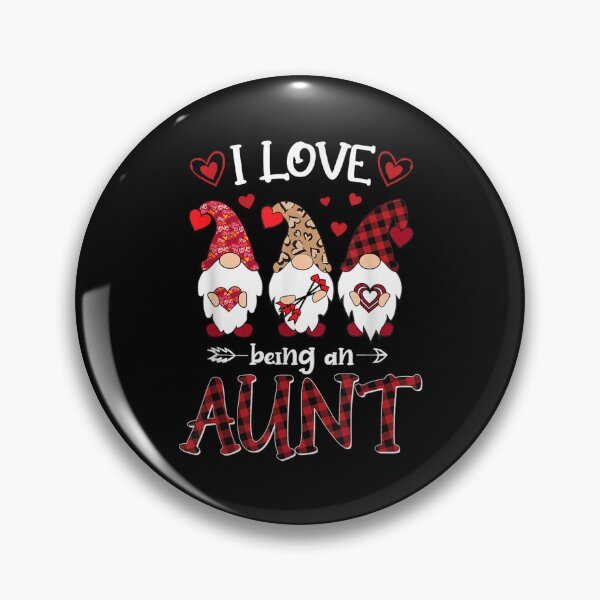 Item preview, I Love Being Aunt Happy Valentines Day Gnome  designed and sold by cysandy.