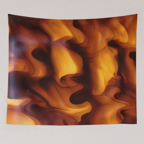 Item preview, Surface of an Amber Sun designed and sold by wildtribe.