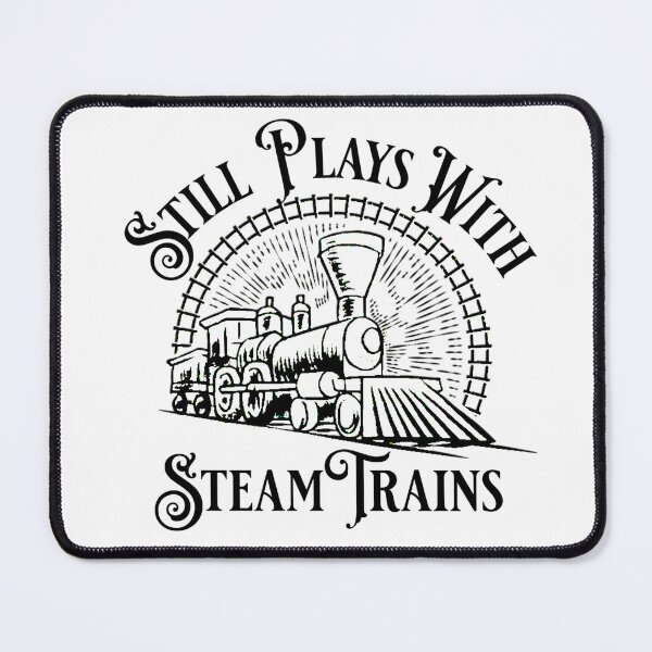 Item preview, Still Plays With Steam Trains designed and sold by TheTrainRoom.