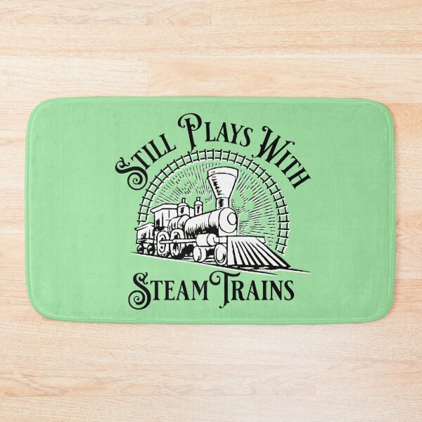Item preview, Still Plays With Steam Trains designed and sold by TheTrainRoom.