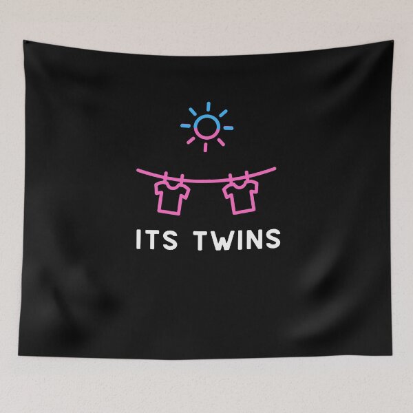 Item preview, Its Twin Girls - Baby Shower designed and sold by RedSparkle.