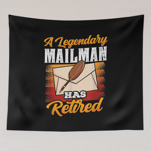Item preview, A Legendary Mailman Has Retired Mail Postman Postal Worker  designed and sold by cysandy.