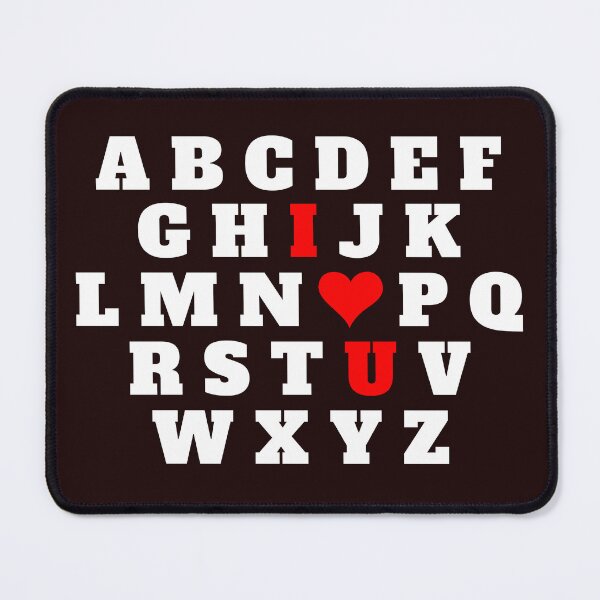 Item preview, funny alphabet letters abc i love you english teacher design designed and sold by adiskiart.