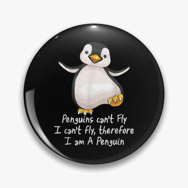 Item preview, Penguin Can't Fly I Can't Fly Therefore I Am A Penguin  designed and sold by cysandy.