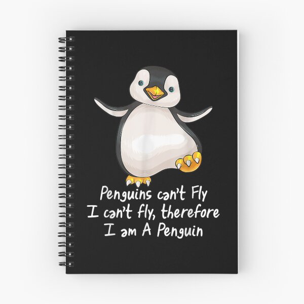 Item preview, Penguin Can't Fly I Can't Fly Therefore I Am A Penguin  designed and sold by cysandy.