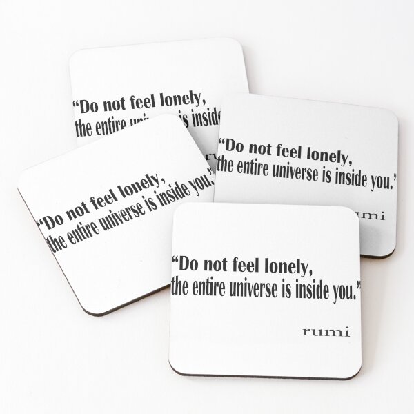 Item preview, “Do not feel lonely, the entire universe is inside you.” designed and sold by LovePhilosophy.