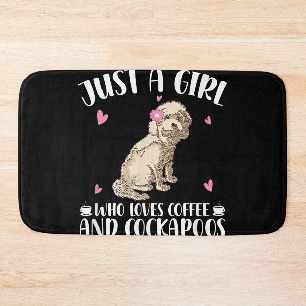 Item preview, Just A Girl Who Loves Coffee And Cockapoos Dog Cockapoo  designed and sold by cysandy.