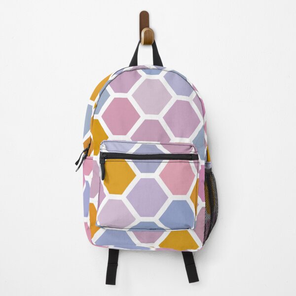 Item preview, Pastel Violet, Pink and Yellow Hexagon Tile Pattern designed and sold by patternsoup.