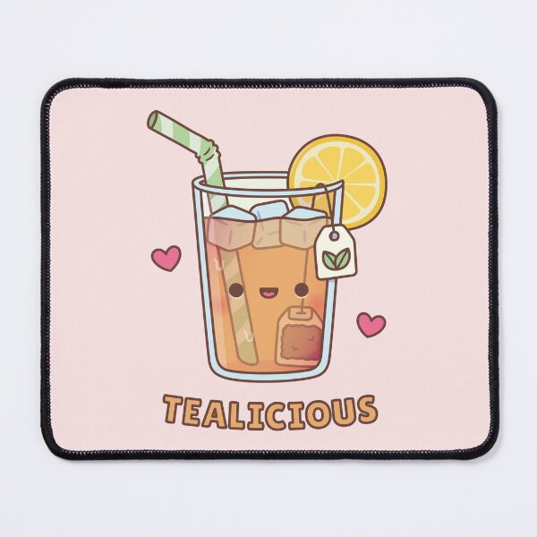 Item preview, Cute Iced Lemon Tea Tealicious Pun designed and sold by rustydoodle.