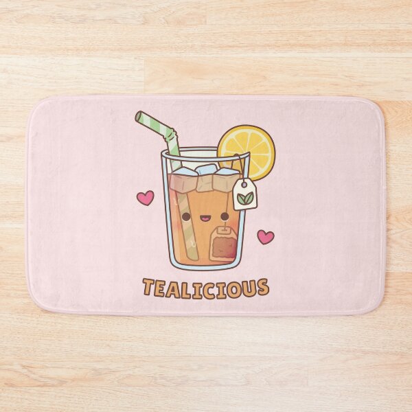 Item preview, Cute Iced Lemon Tea Tealicious Pun designed and sold by rustydoodle.