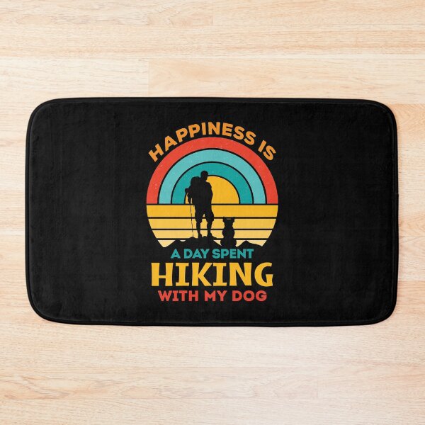 Item preview, Happiness Is A Day Spent Hiking With My Dog | Vintage Sunset  designed and sold by Supra Designs.