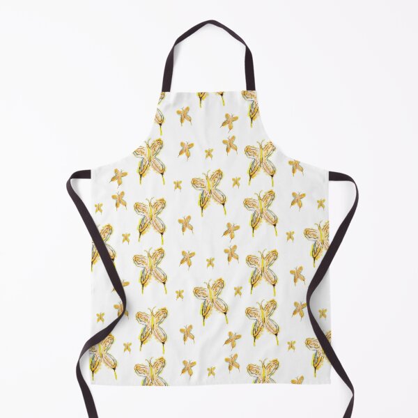 Item preview, Watercolor Mustard Yellow Butterflies Sticker Pack designed and sold by Designs By YL.