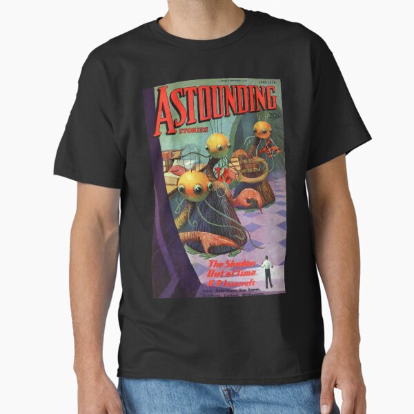 Vista previa del artículo con la obra «H.P Lovecraft en Historias asombrosas Pulp Fiction», diseñado y vendido por Pippin-cripple.