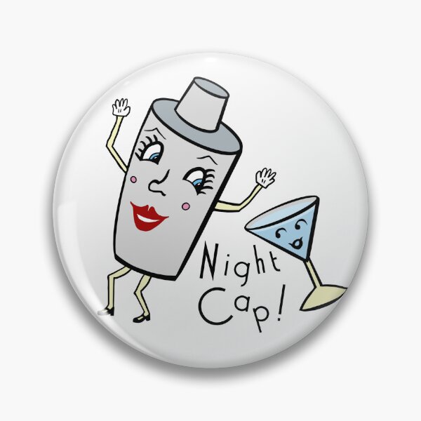 Item preview, Nightcap! Adorable cocktail shaker - martini nightshirt / T-shirt design designed and sold by Sky Diary Productions.