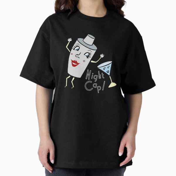 Item preview, Nightcap! Adorable cocktail shaker - martini nightshirt / T-shirt design designed and sold by Sky Diary Productions.