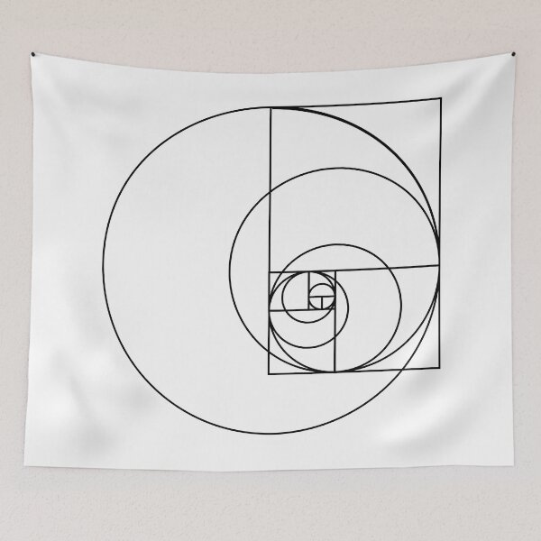 Aperçu de l'œuvre Cercles et carrés du nombre d'or créée et vendue par StateHouse.