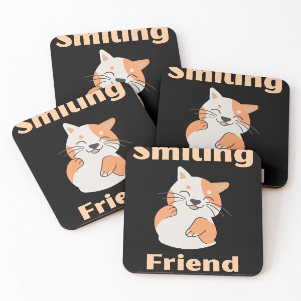Item preview, Smiling cat friend designed and sold by CeitidhArt.