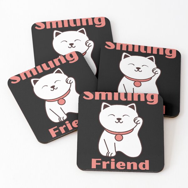 Item preview, Smiling cat friend designed and sold by CeitidhArt.