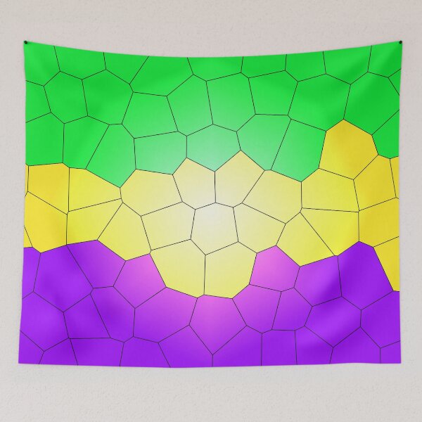 Item preview, Peace Love Mardi Gras designed and sold by The Tilted Flamingo.