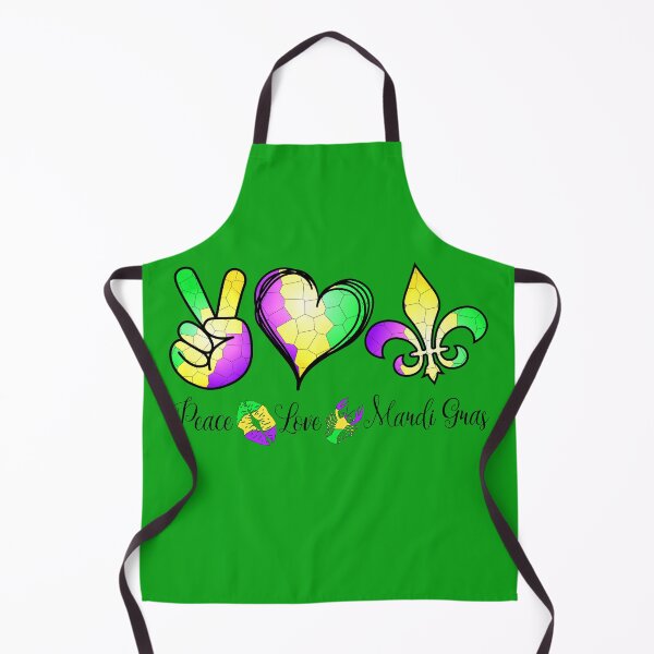 Item preview, Peace Love Mardi Gras designed and sold by The Tilted Flamingo.