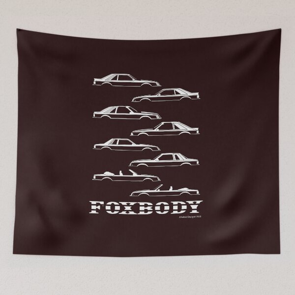 Item preview, Foxbody Silhouettes 79-93 (Print on backside) designed and sold by ADezignz.