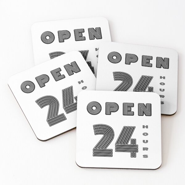 Item preview, Open 24 hours, sales, bistro, business designed and sold by ekniLBerlin.