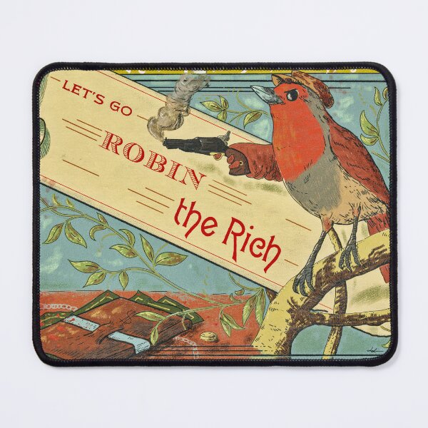 Item preview, Robin the Rich - Anticapitalist Bird designed and sold by Loki Propagandart.