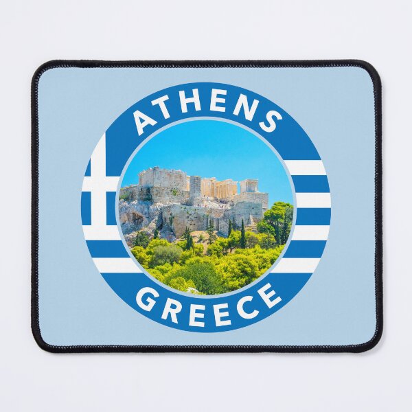 Item preview, Athens, Greece Round Emblem designed and sold by travelwitheric.