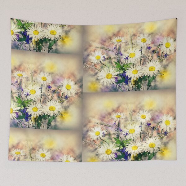 Item preview, Bouquet of daisies Abstract color designed and sold by artdragongift 15.