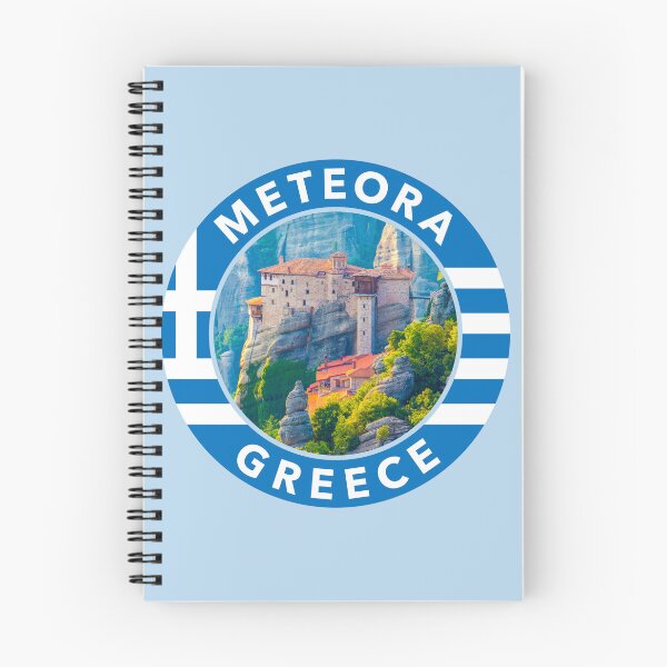 Item preview, Meteora, Greece Round Emblem designed and sold by travelwitheric.