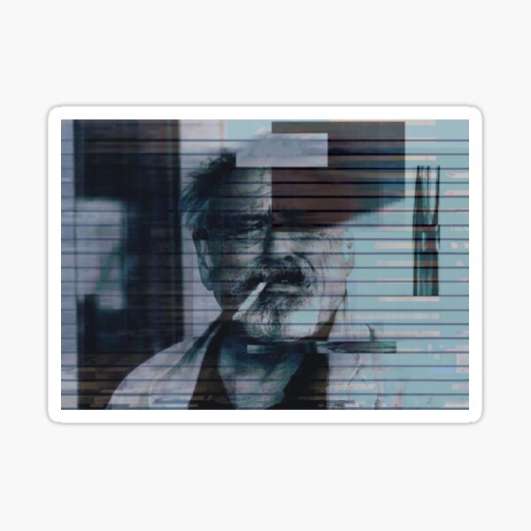 Poet Jim Harrison Sticker