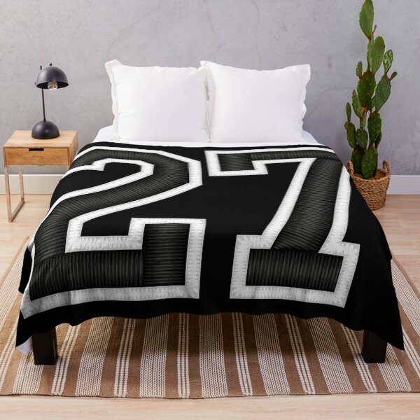 Item preview, 27 Black Jersey Sports Number twenty-seven Football 27 designed and sold by elhefe.
