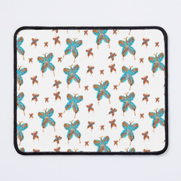 Item preview, Watercolor Teal Butterflies Sticker Pack designed and sold by Designs By YL.