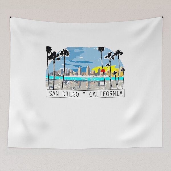 Item preview, San Diego California designed and sold by SatyaYug.