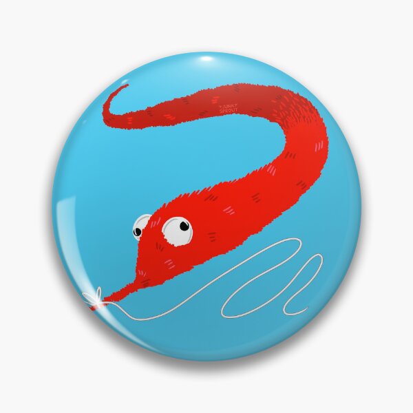 Item preview, Worm on a String - Red designed and sold by JunkSprout.