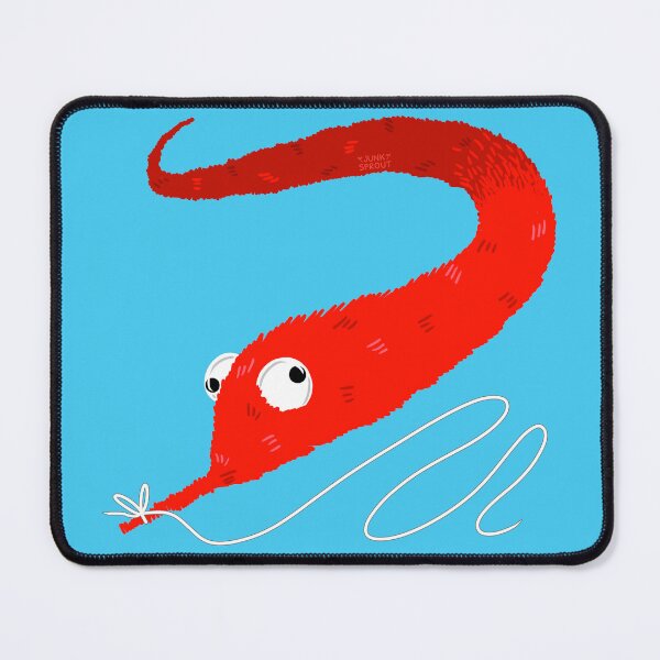 Item preview, Worm on a String - Red designed and sold by JunkSprout.