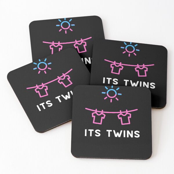 Item preview, Its Twin Girls - Baby Shower designed and sold by RedSparkle.