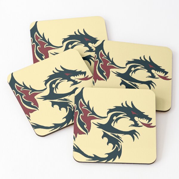 Artikelvorschau, Abstrakter Farbdruck schwarzer Drache entworfen und verkauft von artdragongift 15.