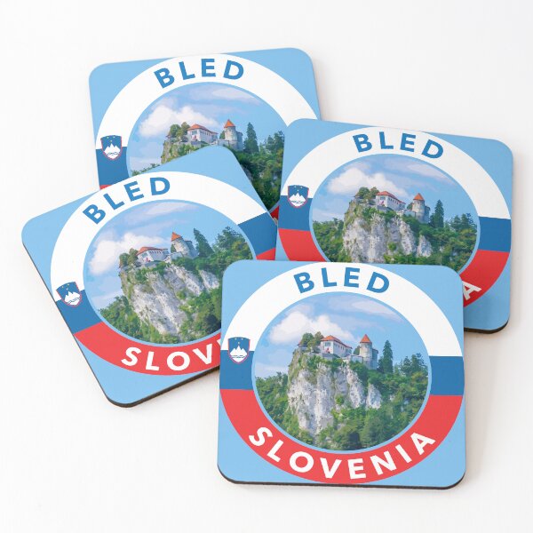 Item preview, Bled, Slovenia Round Emblem designed and sold by travelwitheric.