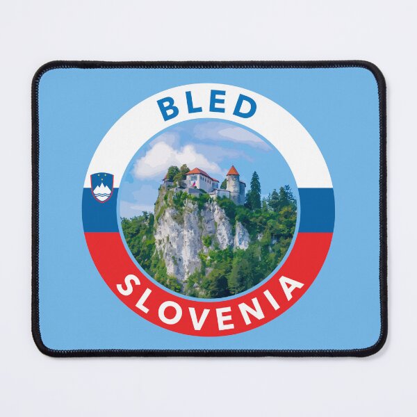 Item preview, Bled, Slovenia Round Emblem designed and sold by travelwitheric.