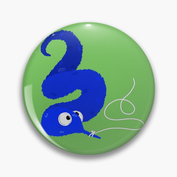 Item preview, Worm on a String - Blue designed and sold by JunkSprout.