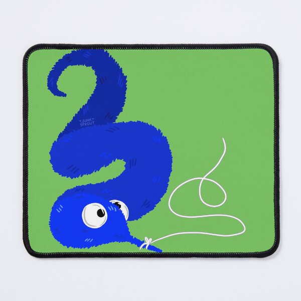 Item preview, Worm on a String - Blue designed and sold by JunkSprout.