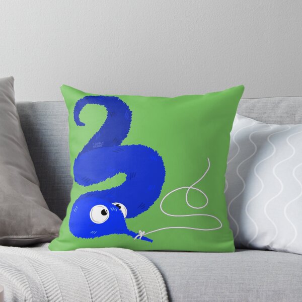 Item preview, Worm on a String - Blue designed and sold by JunkSprout.