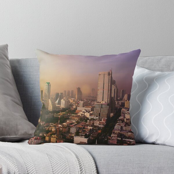 Item preview, Skyline of Bangkok at sunset, Thailand designed and sold by Bruno Beach.