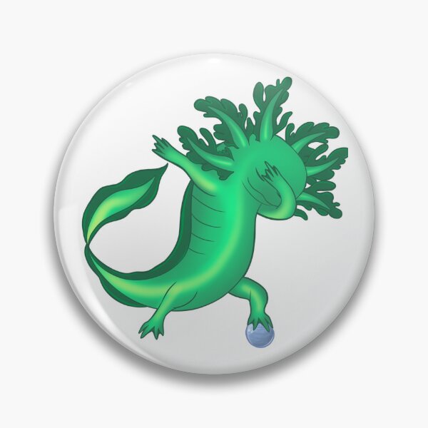 Item preview, GFP Axolotl dab  designed and sold by Spherical Effects Shop.