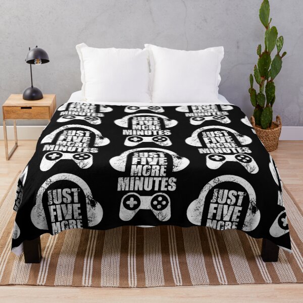 Item preview, Just Five More Minutes Gaming, Gamer Gift Idea designed and sold by FNStuff.