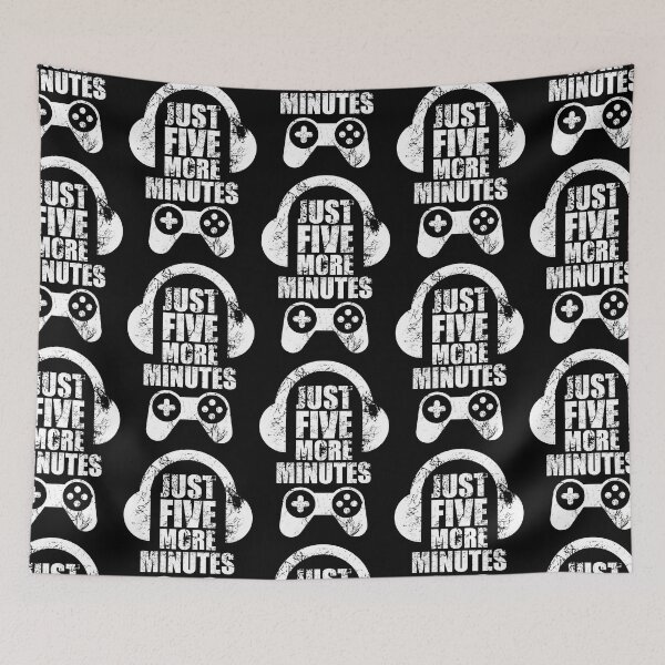 Item preview, Just Five More Minutes Gaming, Gamer Gift Idea designed and sold by FNStuff.