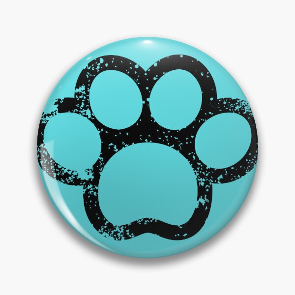 Item preview, Paw Print (Aqua) designed and sold by debjaynedesign.