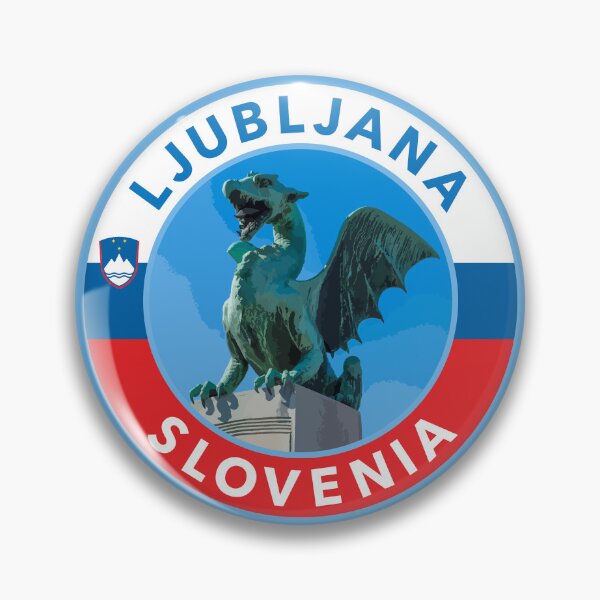Item preview, Ljubljana, Slovenia Round Emblem designed and sold by travelwitheric.