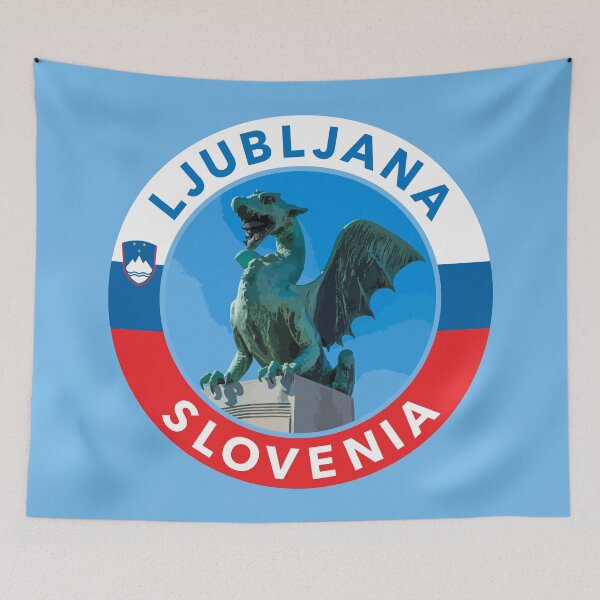 Item preview, Ljubljana, Slovenia Round Emblem designed and sold by travelwitheric.